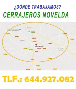 ¿ en que zonas de novelda trabajamos ?